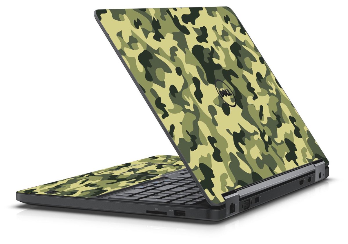 GREEN CAMO DELL LATITUDE E5550 SKIN