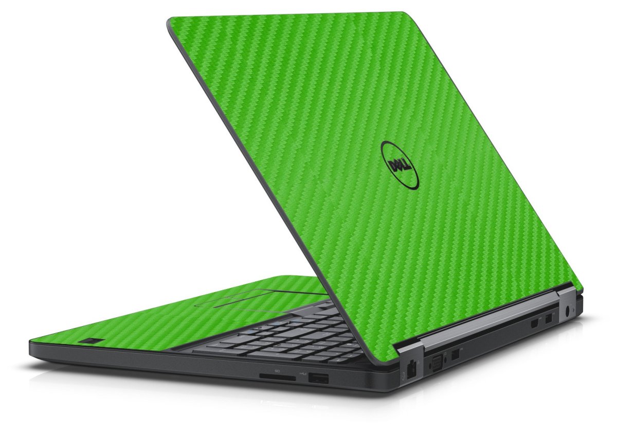 GREEN TEXTURED CARBON FIBER DELL LATITUDE E5470 SKIN
