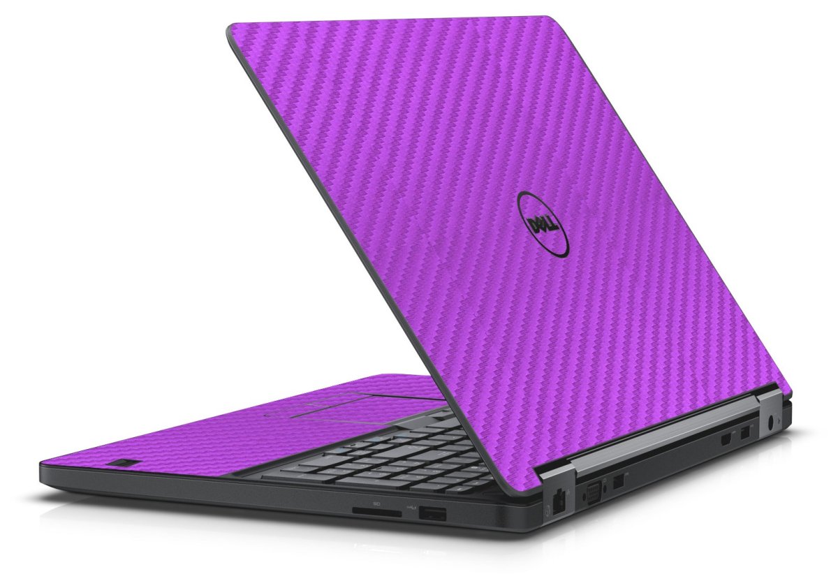 PURPLE TEXTURED CARBON FIBER DELL LATITUDE E5550 SKIN