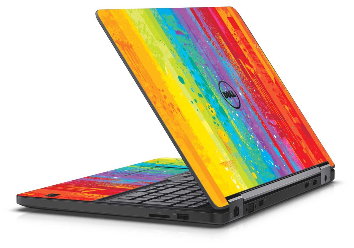 RAINBOW GRUNGE DELL LATITUDE E5550 SKIN