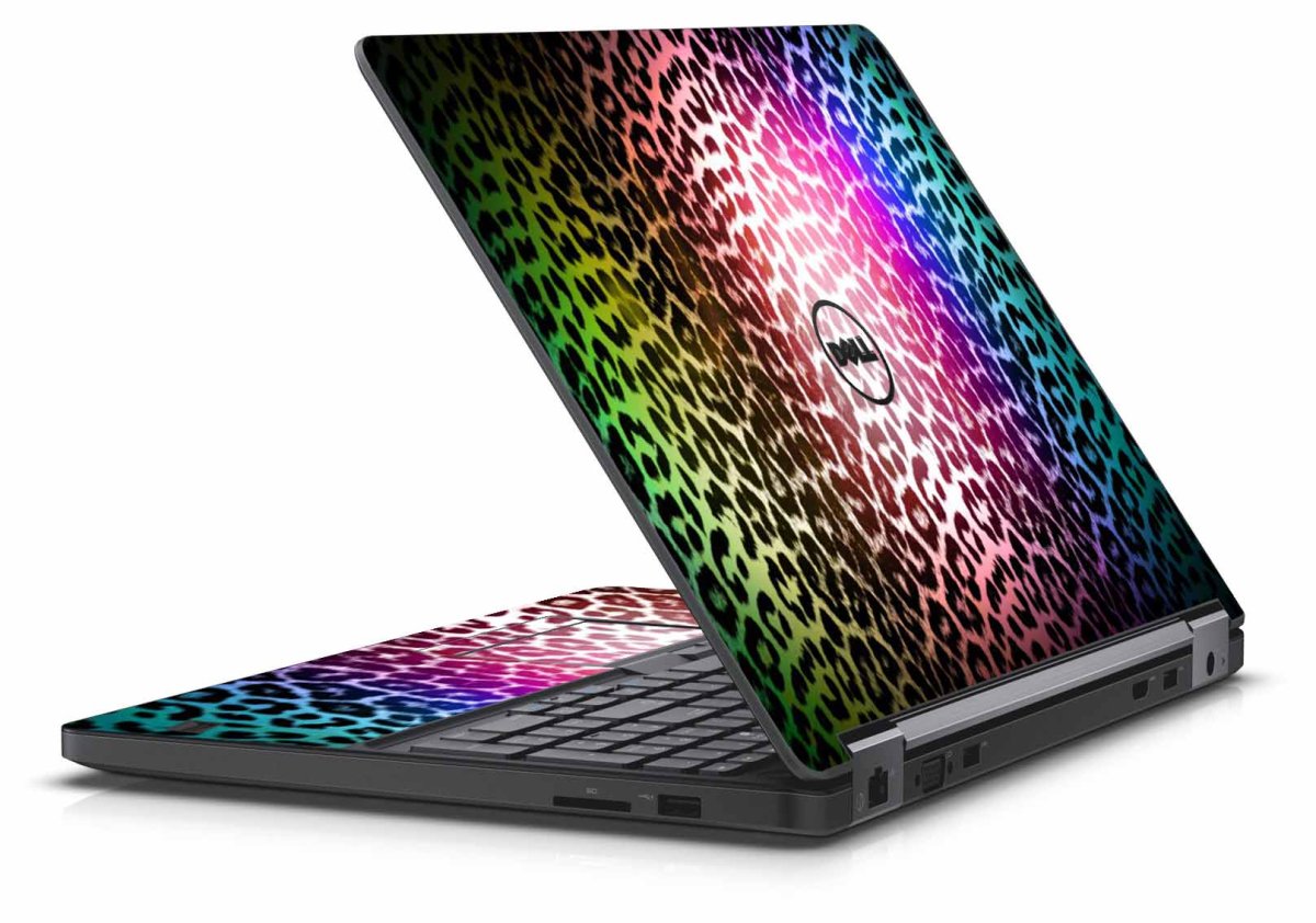 RAINBOW LEOPARD DELL LATITUDE E5550 SKIN