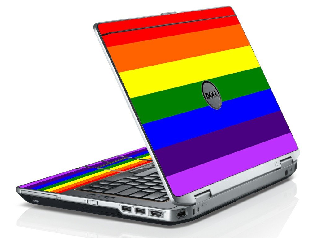 PRIDE FLAG DELL LATITUDE E6420 LAPTOP SKIN