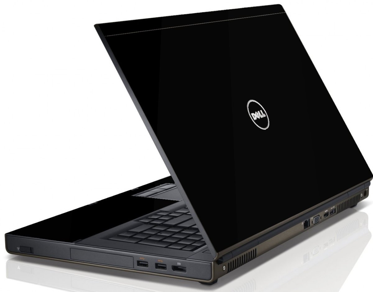 BLACK Dell Precision M4800 Laptop Skin