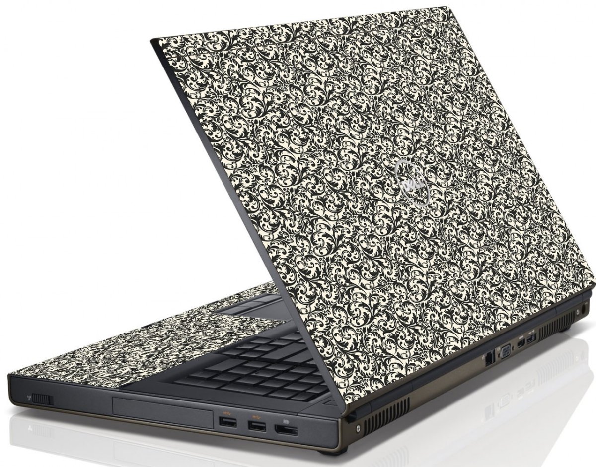 BLACK VERSAILLES Dell Precision M4800 Laptop Skin