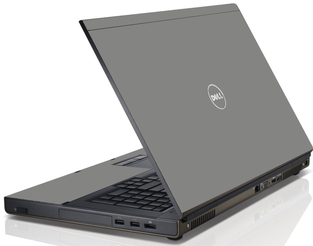 GREY/SILVER Dell Precision M4800 Laptop Skin
