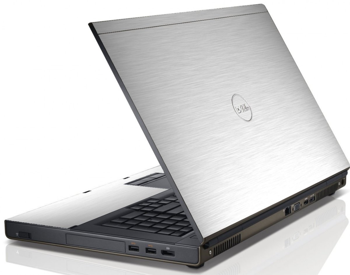 MTS #1 TEXTURED ALUMINUM Dell Precision M4800 Laptop Skin