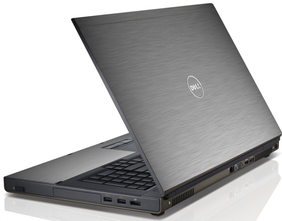 MTS #2 TEXTURED SILVER Dell Precision M4800 Laptop Skin