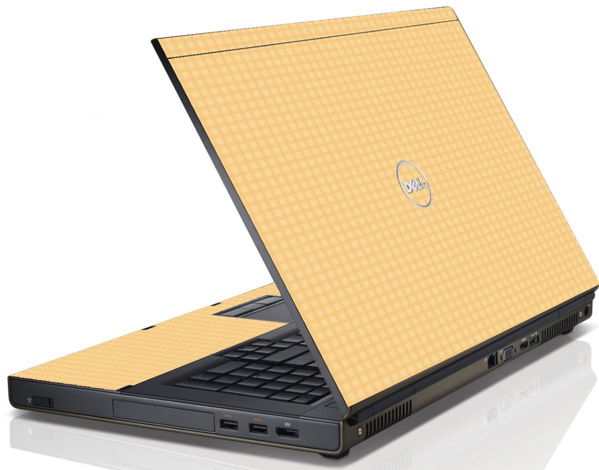 WARM GINGHAM Dell Precision M4800 Laptop Skin