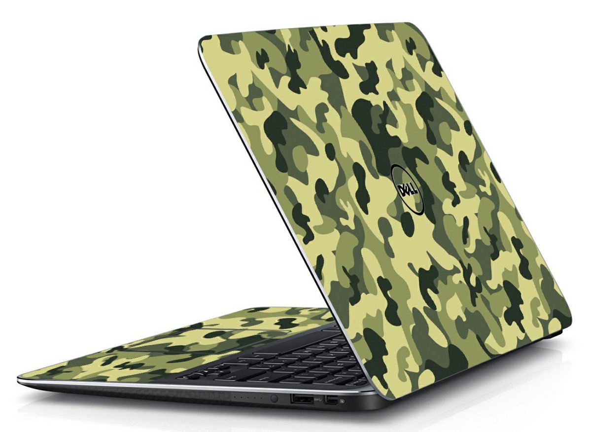 Green Camo Dell Xps 13 9333 Laptop Skin Lidstyles Com