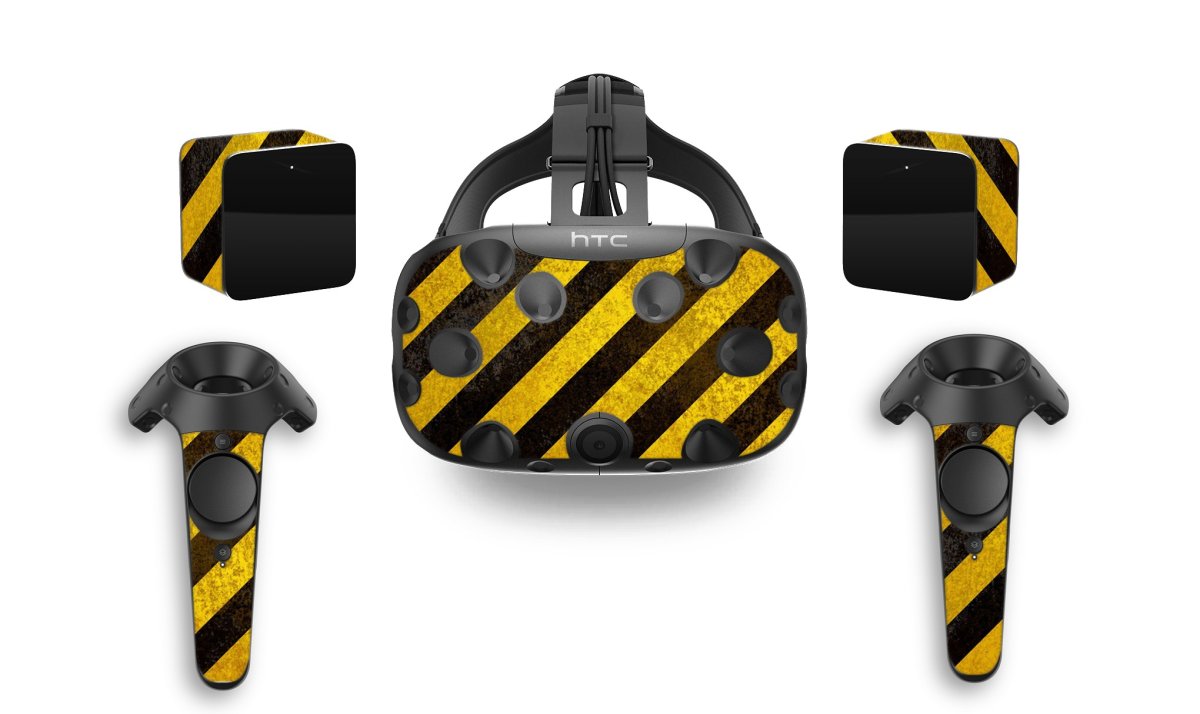 CAUTION STRIPES FLAG HTC VIVE VR SKIN