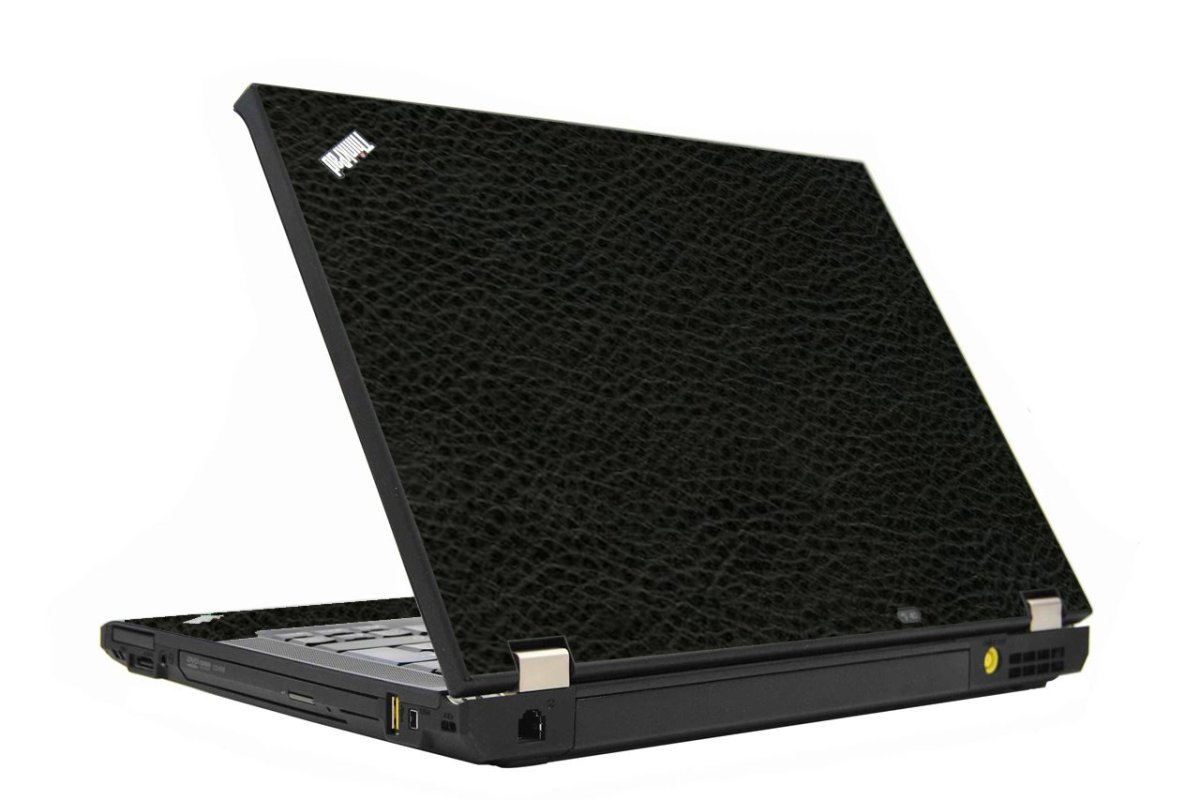 Black Leather IBM Lenovo ThinkPad T430s Laptop Skin