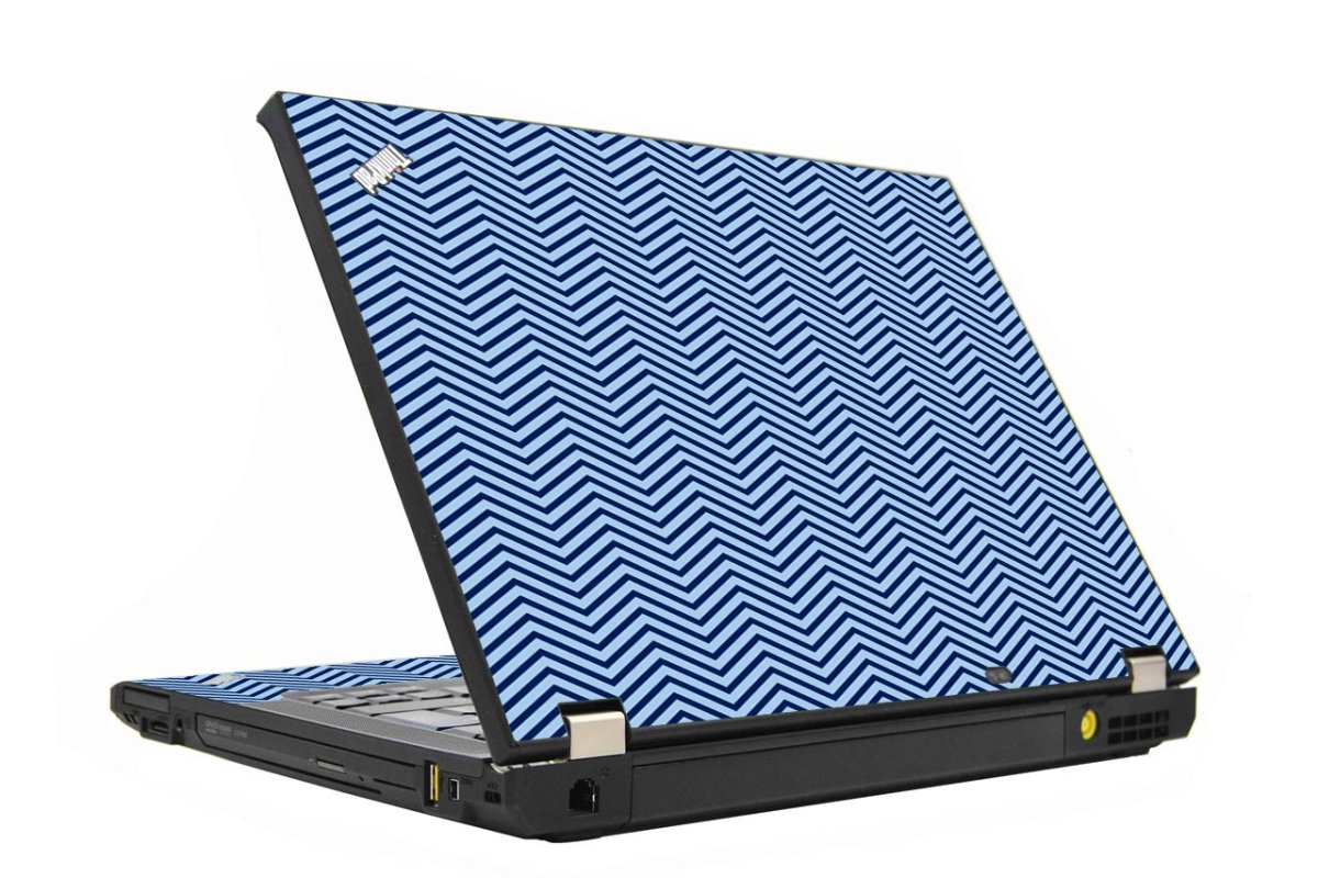 Blue On Blue Chevron IBM Lenovo ThinkPad T430s Laptop Skin