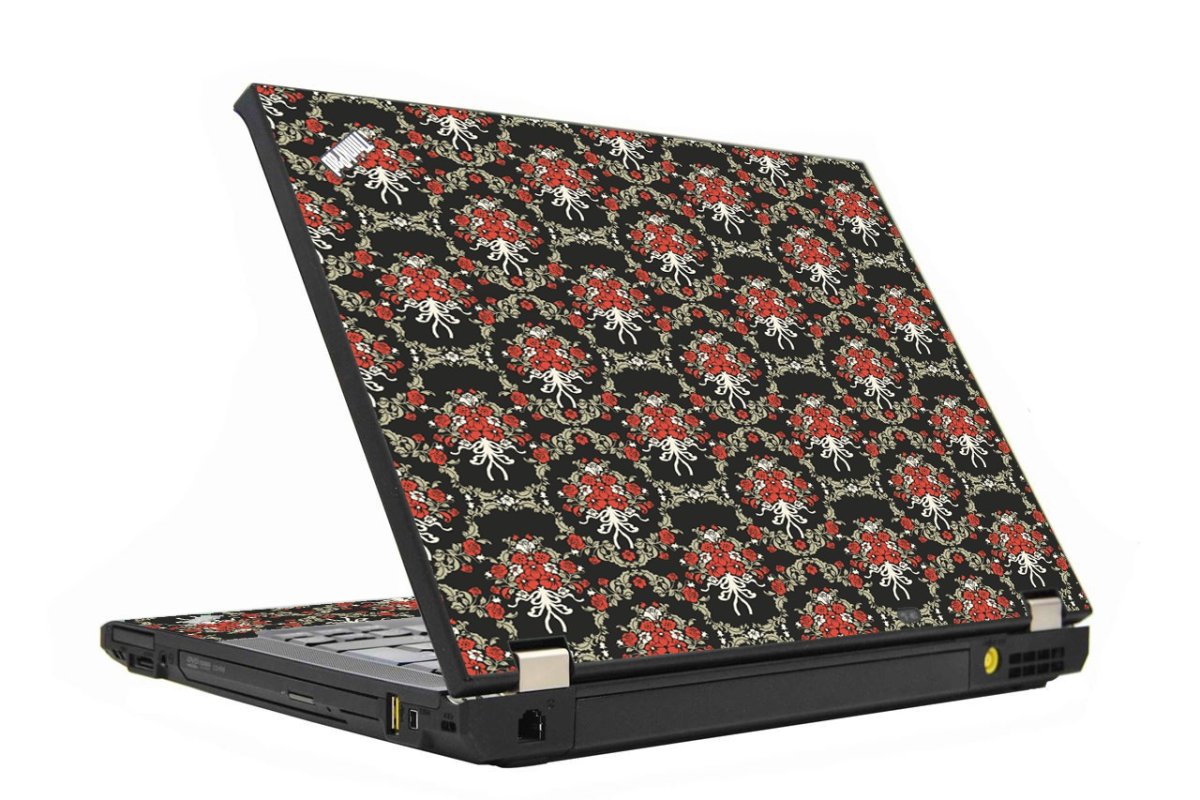 Flower Black Versailles IBM Lenovo ThinkPad T430s Laptop Skin