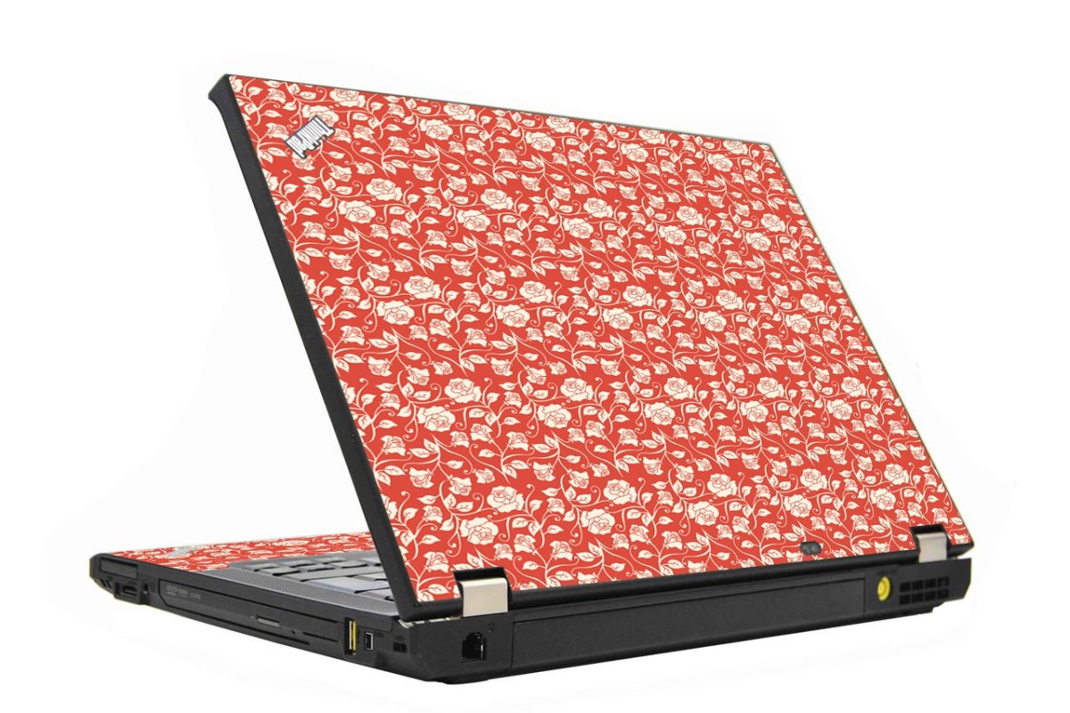 Pink Roses IBM Lenovo ThinkPad T430 Laptop Skin