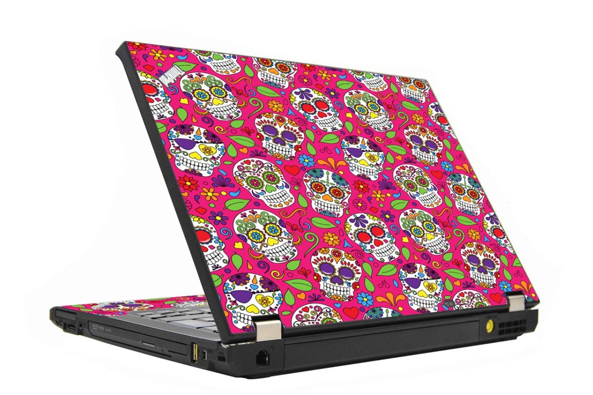 Pink Sugar Skulls IBM Lenovo ThinkPad T430s Laptop Skin