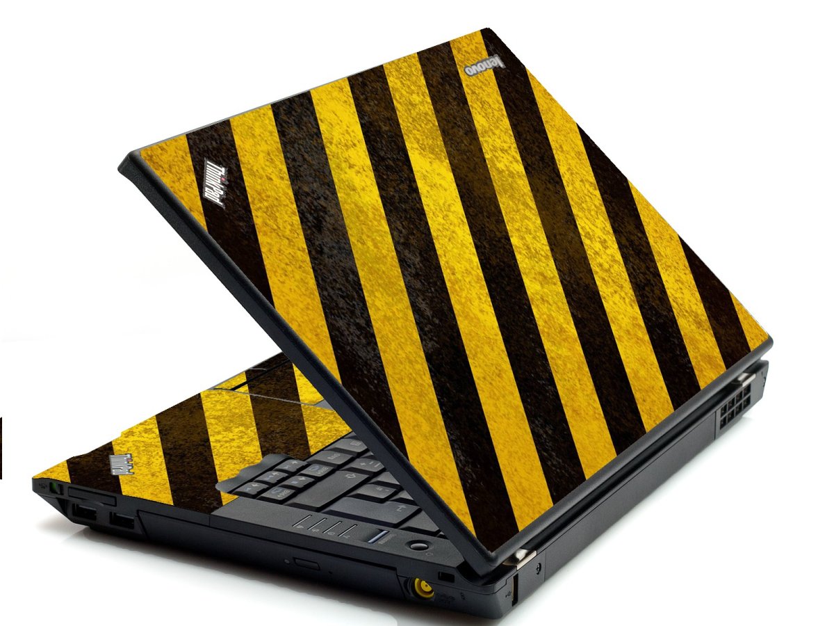 Caution Stripes IBM Lenovo ThinkPad T420s Laptop Skin