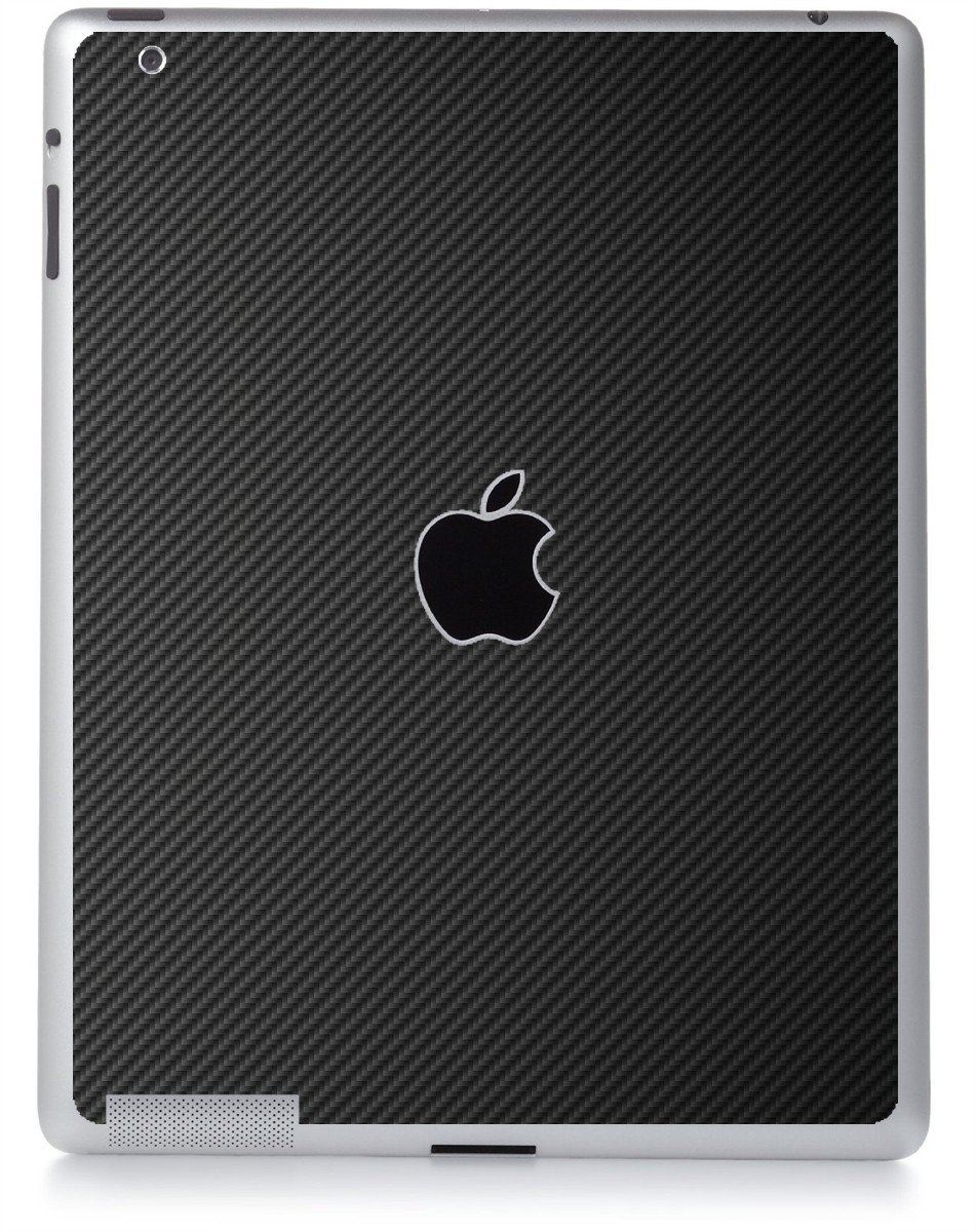 BLACK TEXTURED CARBON FIBER Apple iPad 3 A1416 SKIN