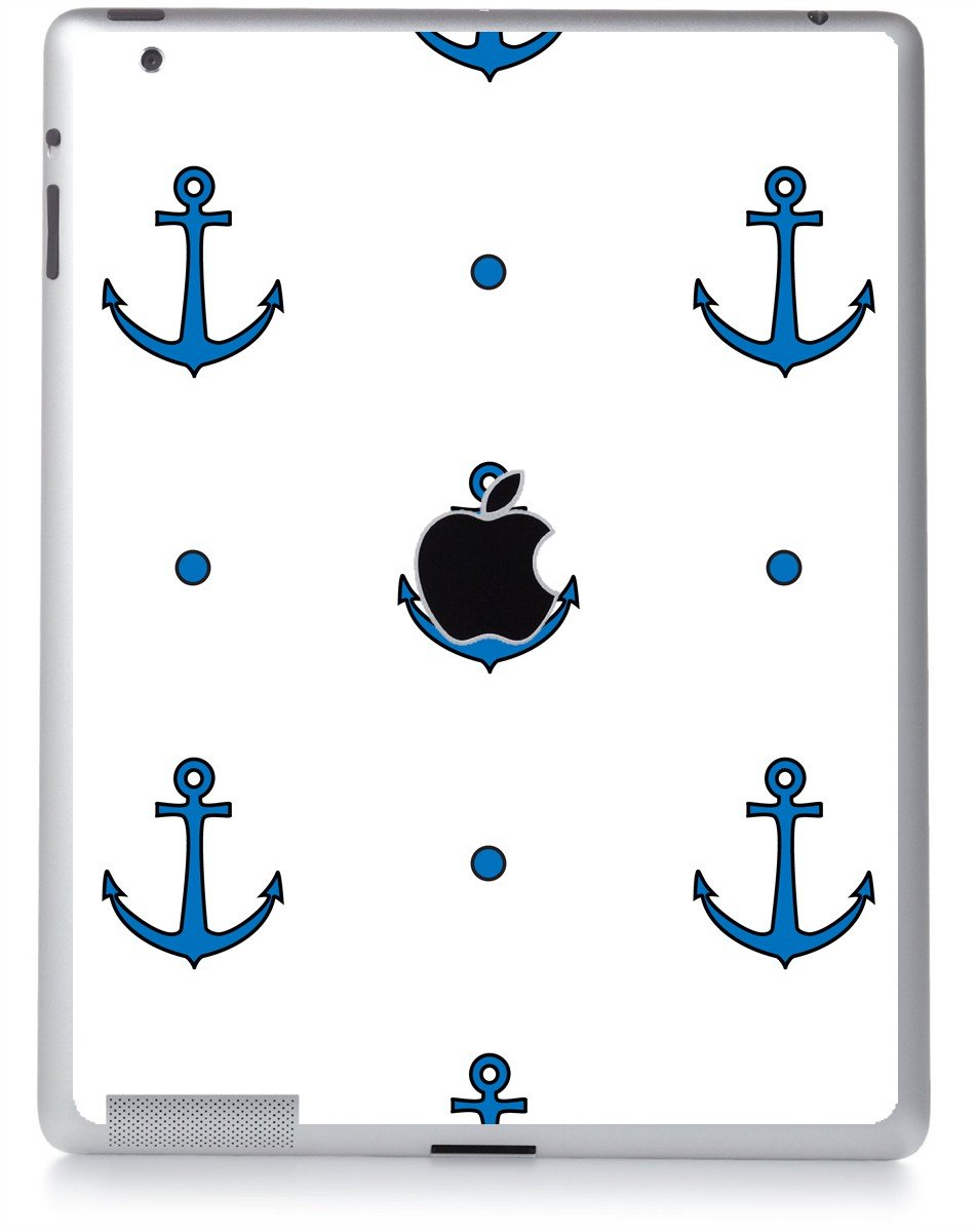 BLUE ANCHORS Apple iPad 2 A1395 SKIN