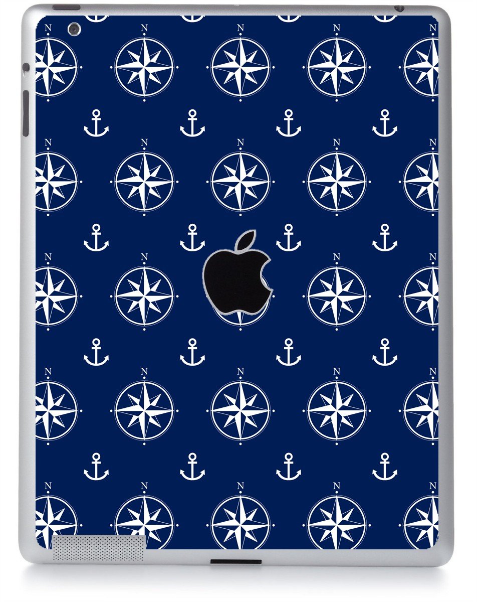 NAUTICAL ANCHORS Apple iPad 2 A1395 SKIN