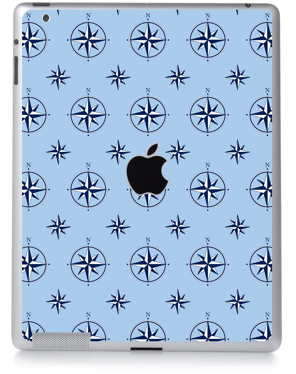 NAUTICAL BLUE Apple iPad 2 A1395 SKIN