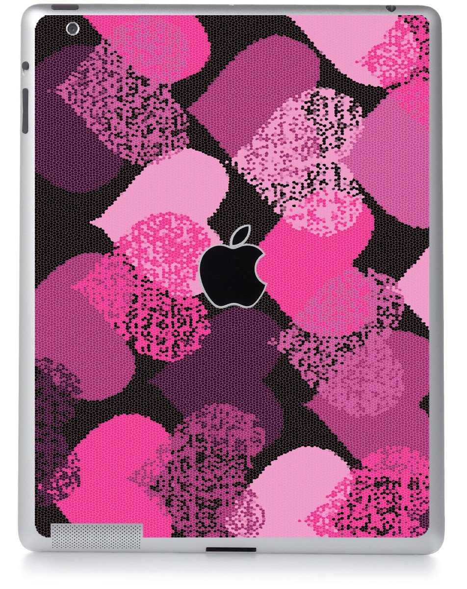 PINK MOSAIC HEARTS Apple iPad 4 A1458 SKIN