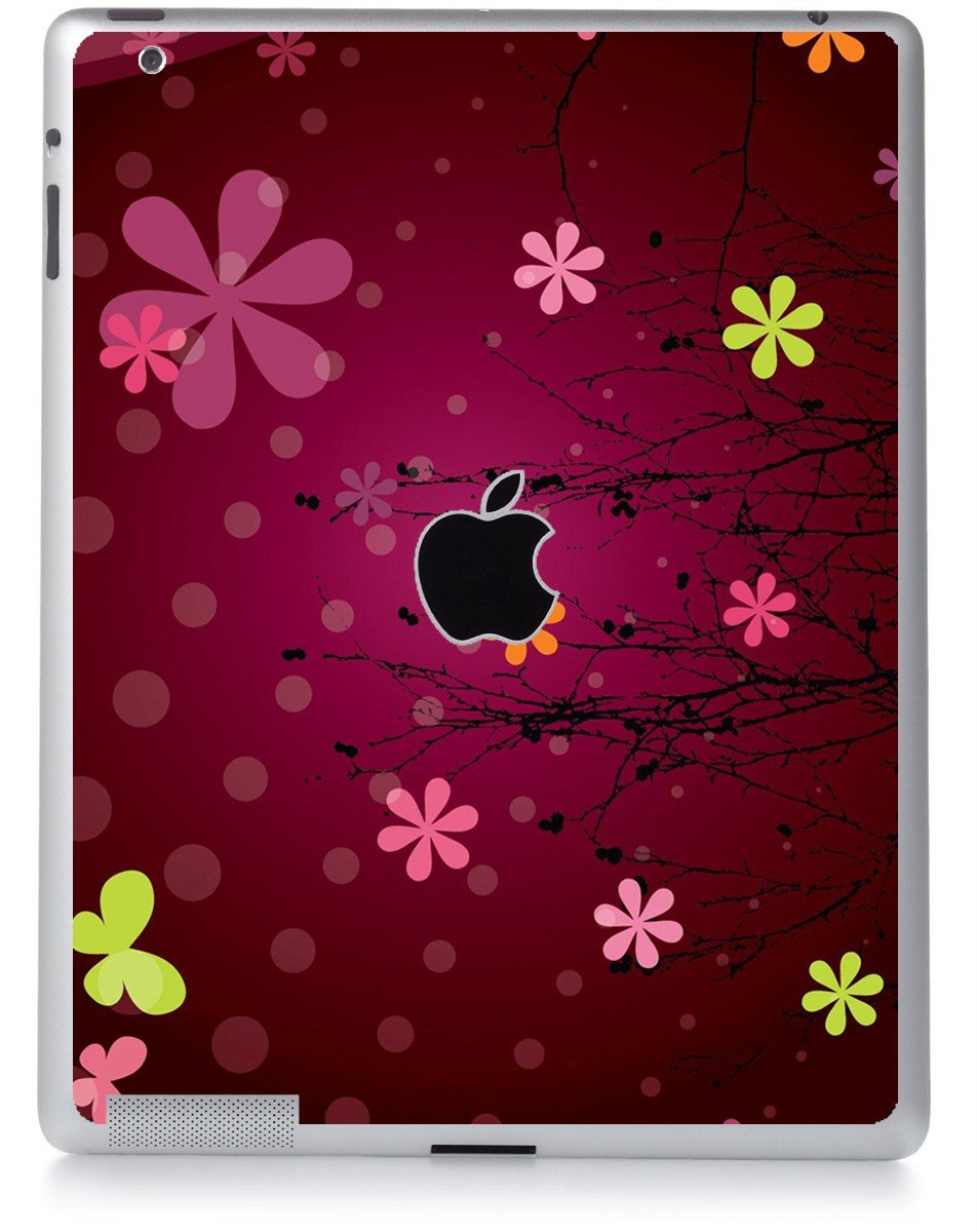 RETRO PINK FLOWERS Apple iPad 3 A1416 
SKIN