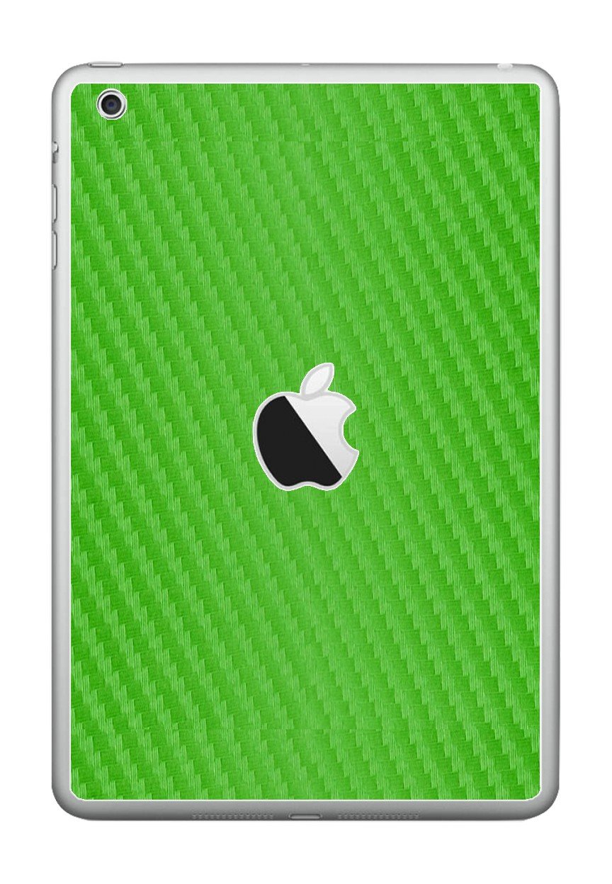 GREEN TEXTURED CARBON FIBER Apple iPad Mini A1432 SKIN