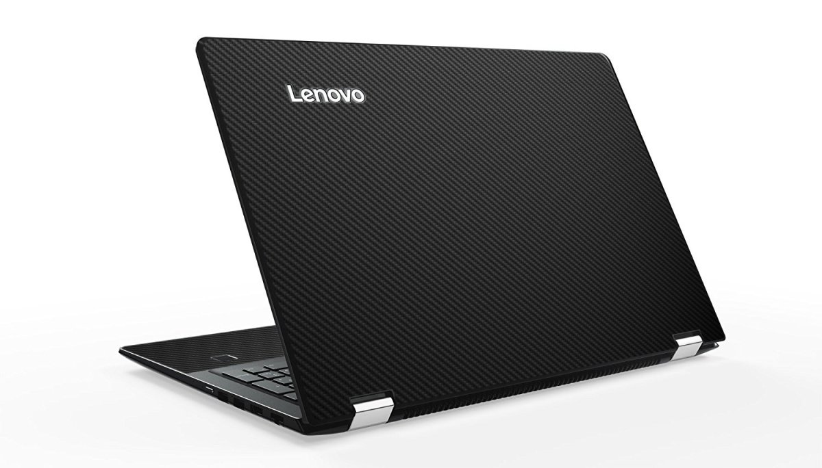 Black Carbon Fiber IBM Lenovo Ideapad Flex 4 (1580) Laptop Skin