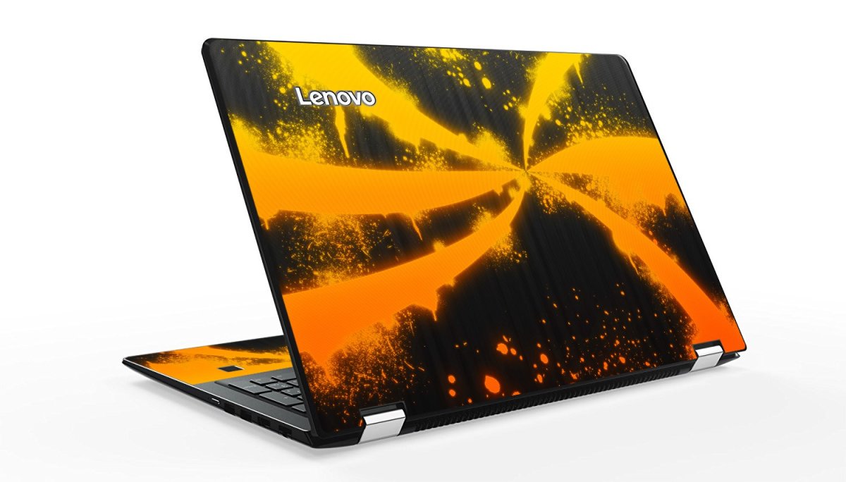Orange Burst IBM Lenovo Ideapad Flex 4 (1580) Laptop Skin