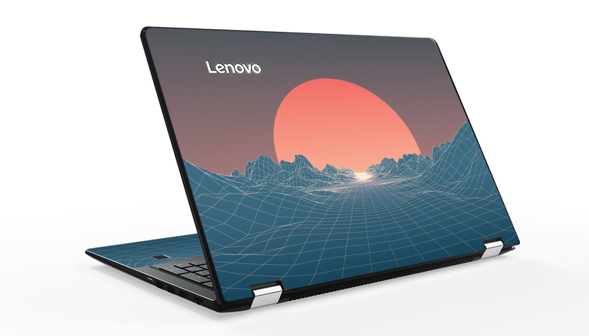 Retro Red Planet IBM Lenovo Ideapad Flex 4 (1580) Laptop Skin