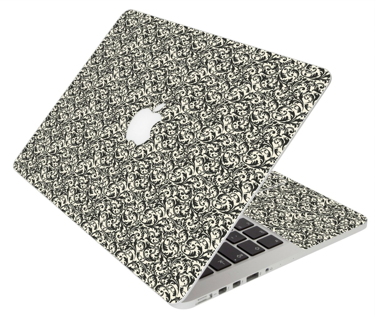 BLACK VERSAILLES MacBook Pro 12 Retina A1534 Laptop Skin