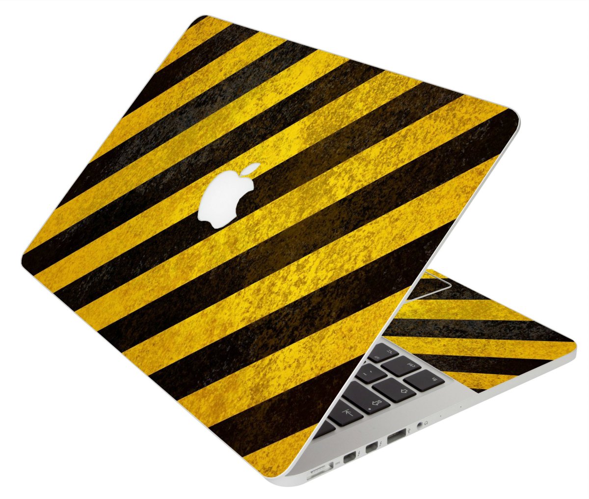 CAUTION STRIPES MacBook Pro 13 Retina A1425 Laptop Skin