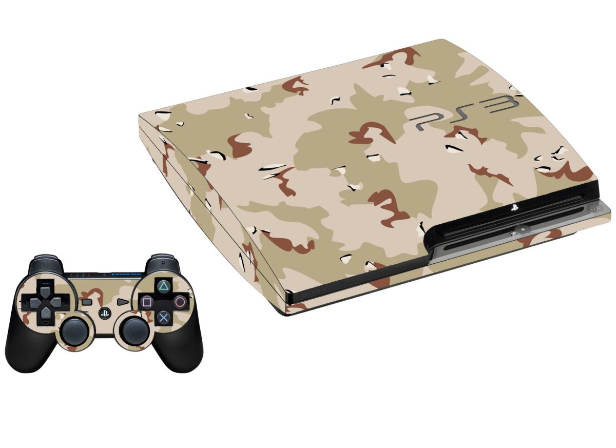 DESERT CAMO PLAYSTATION 3 GAME CONSOLE SKIN