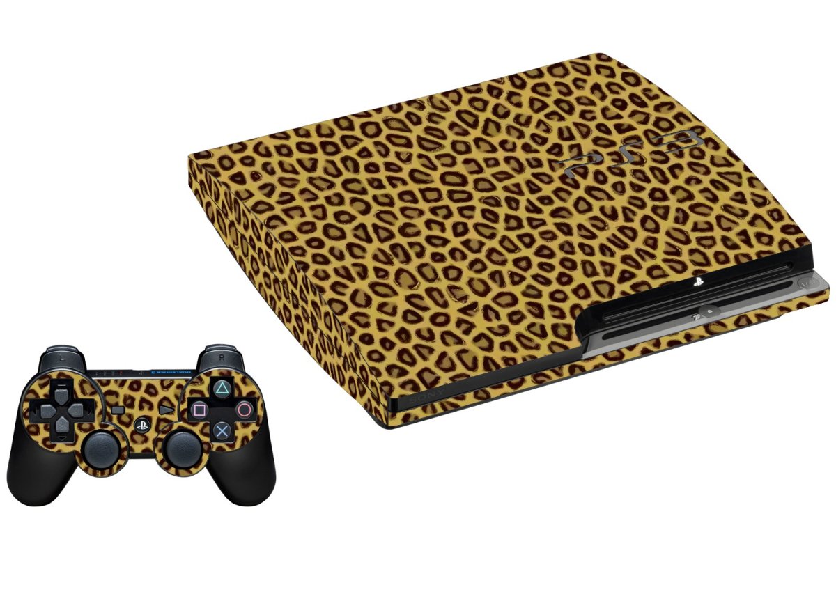 LEOPARD PRINT PLAYSTATION 3 GAME CONSOLE SKIN