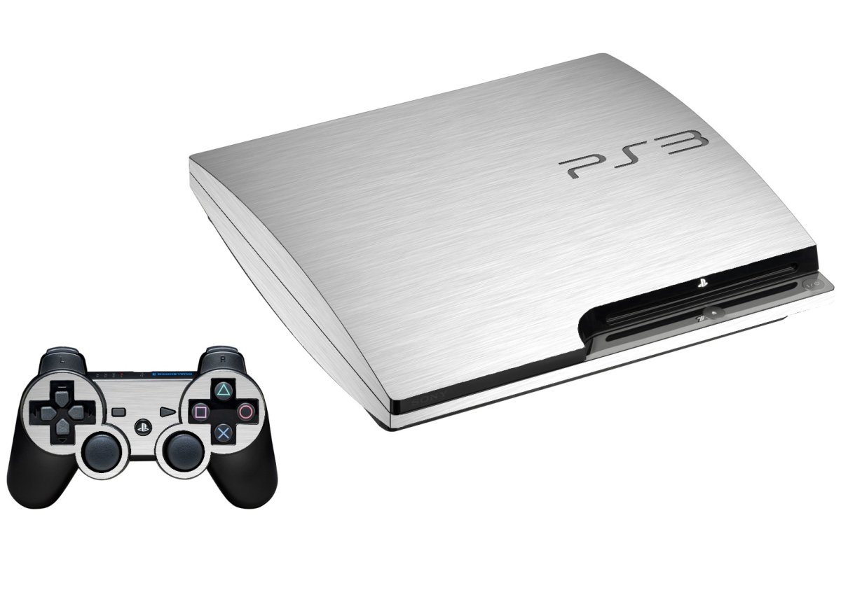 MTS#1 TEXTURED ALUMINUM PLAYSTATION 3 GAME CONSOLE SKIN