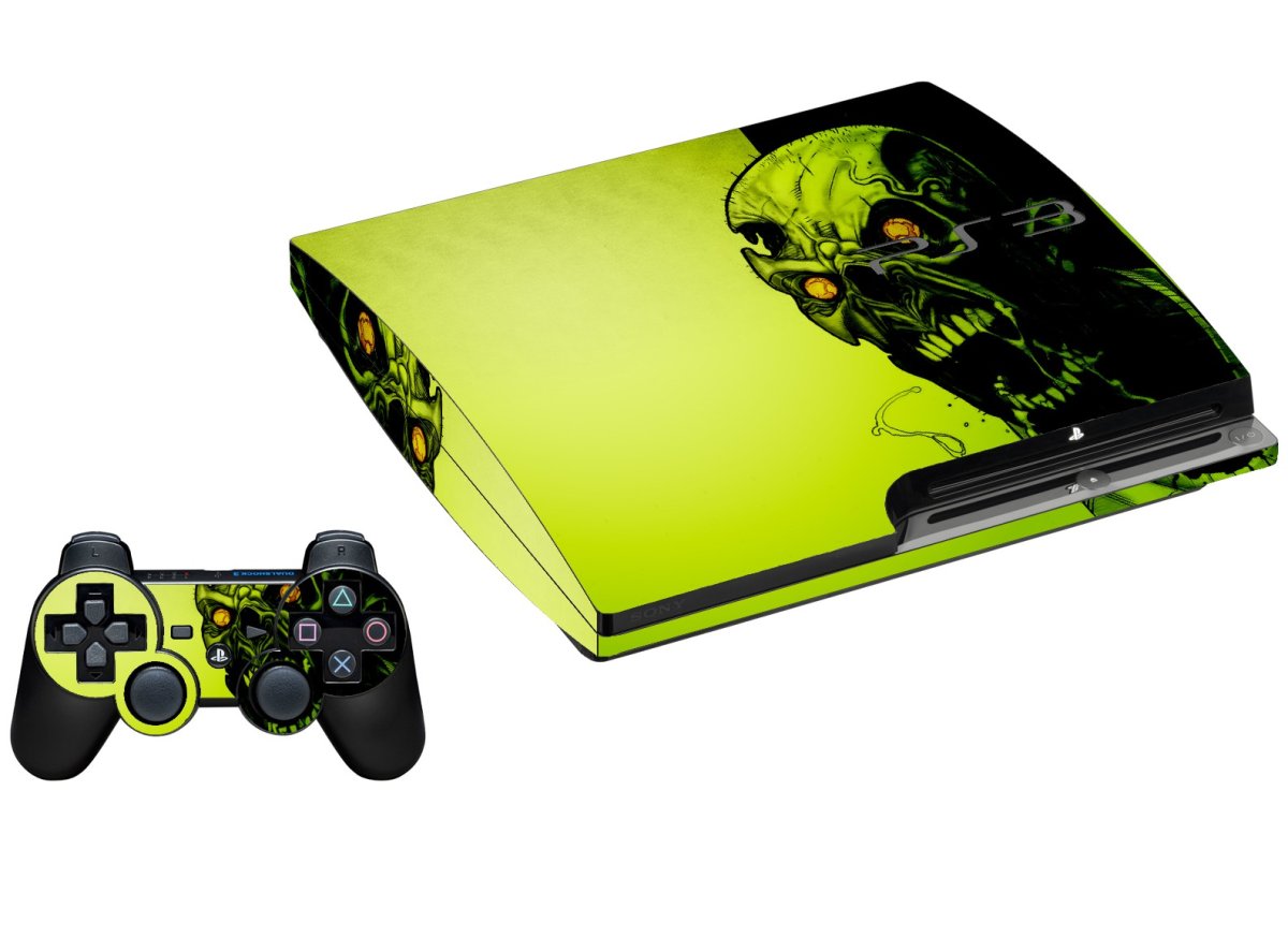 ZOMBIE FACE PLAYSTATION 3 GAME CONSOLE SKIN