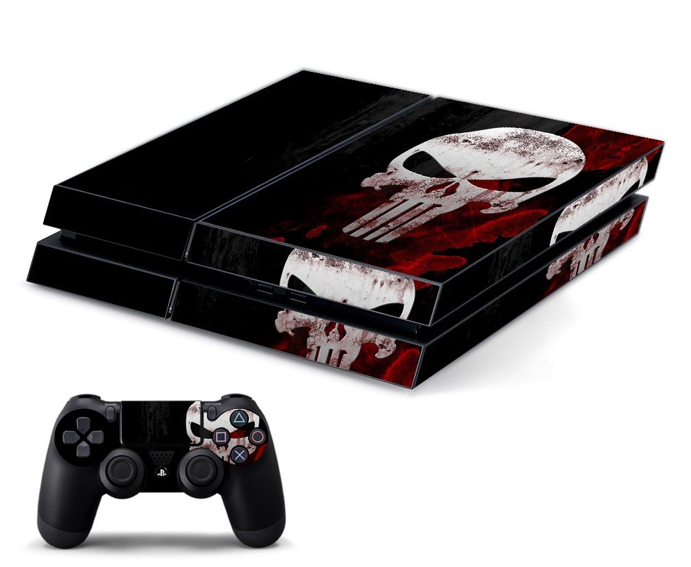 PUNISHER SKULL PLAYSTATION 4 GAME CONSOLE SKIN