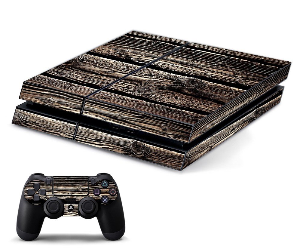 WOOD PLAYSTATION 4 GAME CONSOLE SKIN