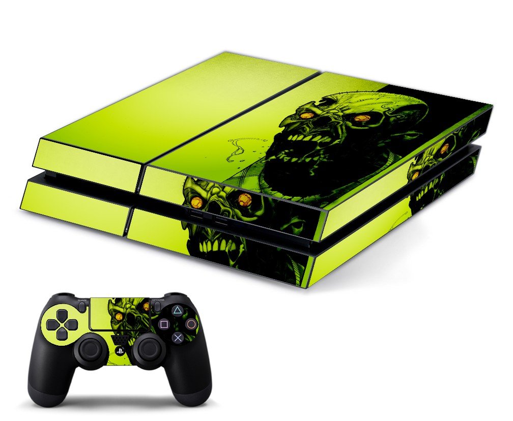 ZOMBIE FACE PLAYSTATION 4 GAME CONSOLE SKIN