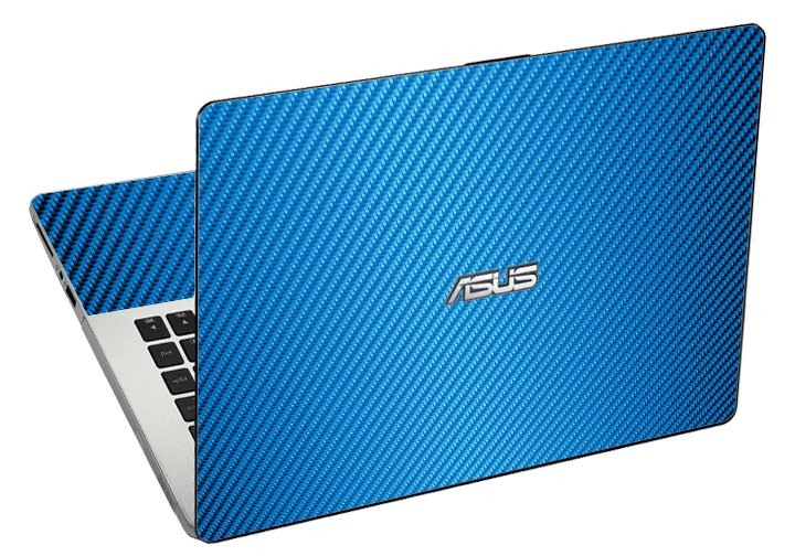 X502C Notebook BLUE CARBON FIBER Laptop Skin