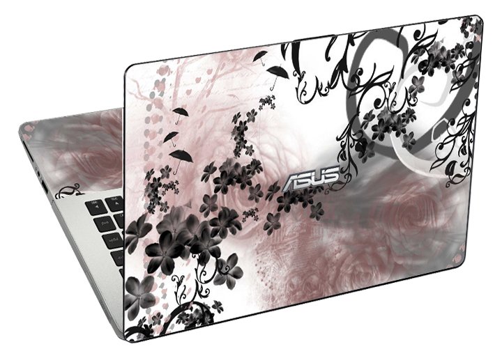 Q301L Vivobook FLOWERS AND UMBRELLAS Laptop Skin