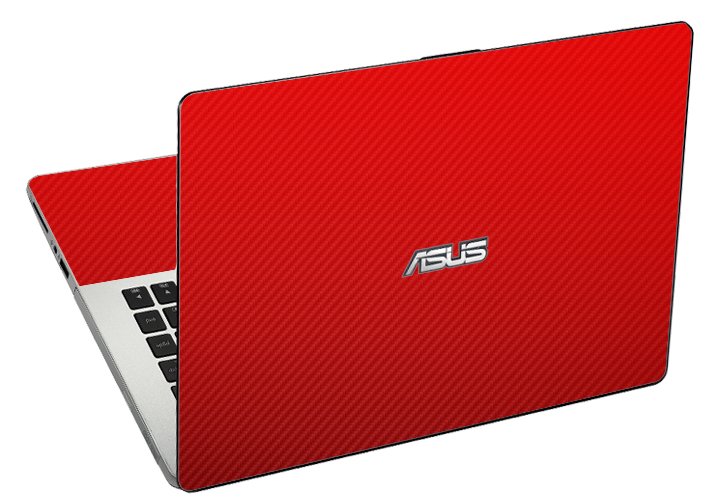 Q301L Vivobook RED CARBON FIBER Laptop Skin