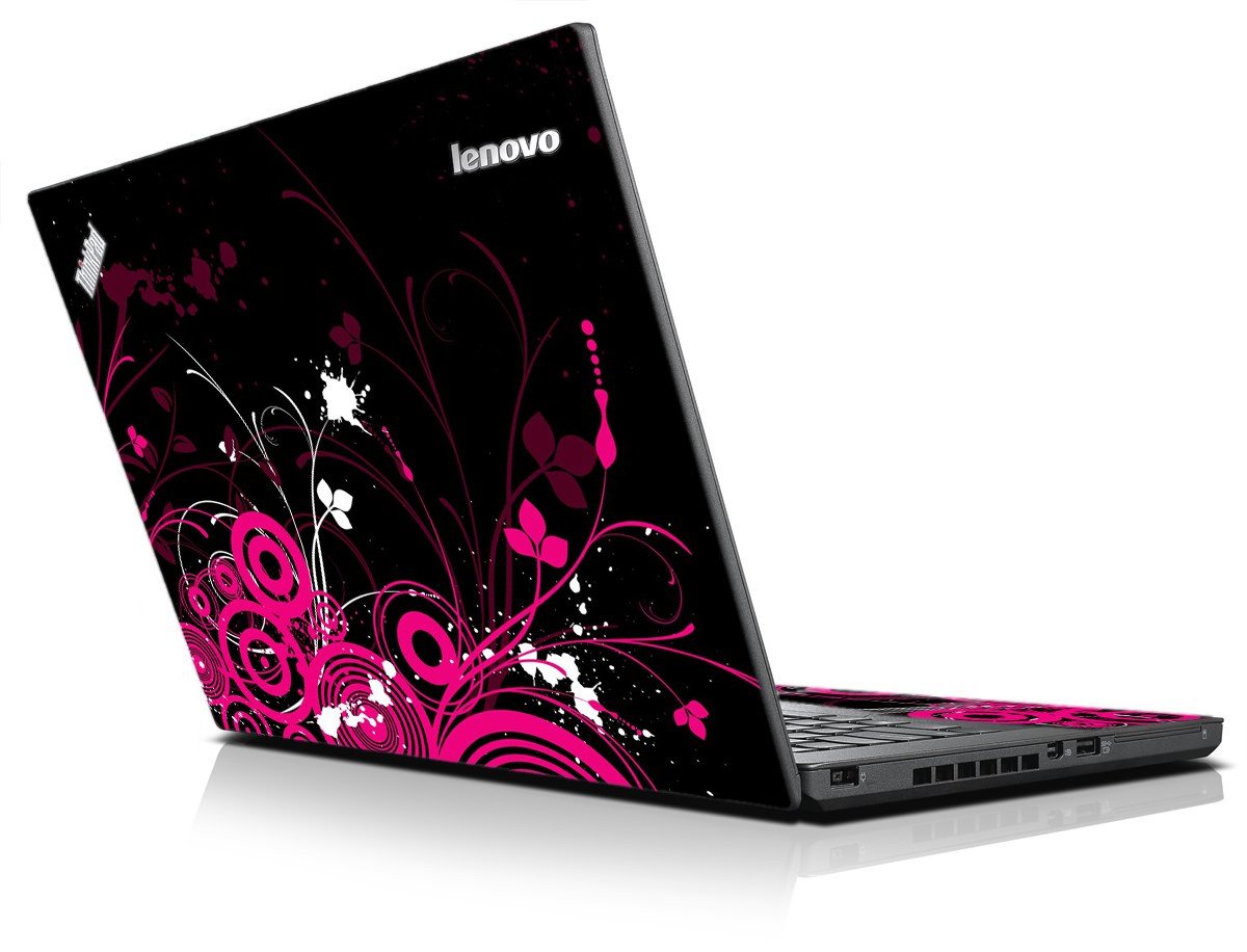 Black Pink Butterfly IBM Lenovo ThinkPad X1 Carbon G3 Laptop Skin