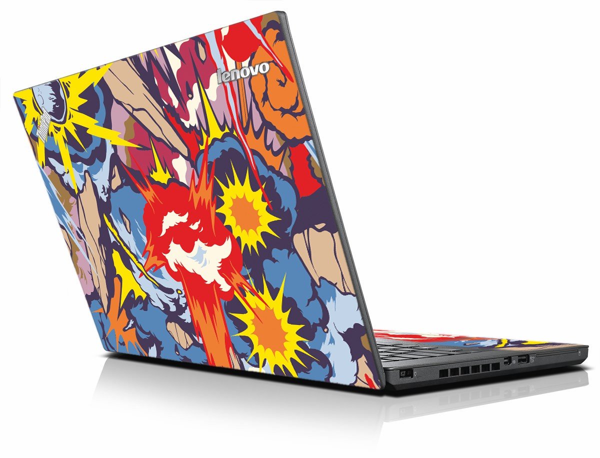 Comic Book Explosion IBM Lenovo ThinkPad T440 Laptop Skin