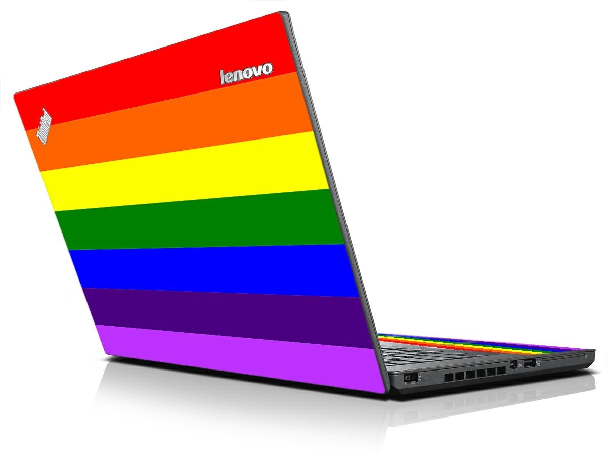 Pride Flag IBM Lenovo ThinkPad T440p Laptop Skin
