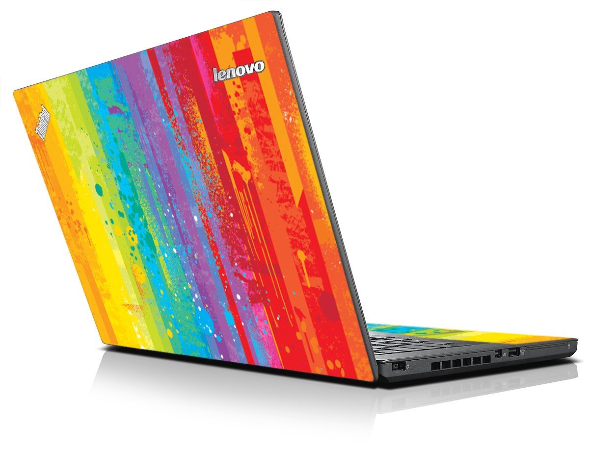 Rainbow Grunge IBM Lenovo ThinkPad T440p Laptop Skin