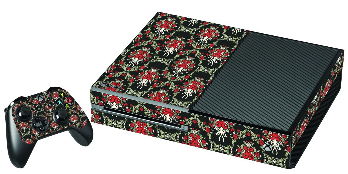 BLACK FLOWER VERSAILLES XBOX ONE GAME CONSOLE SKIN