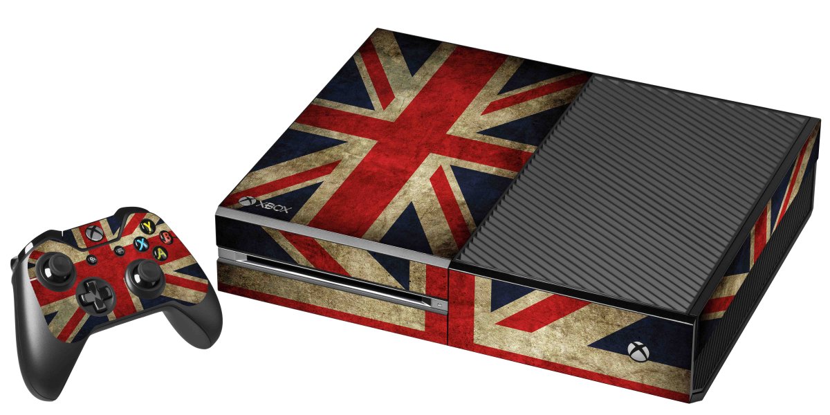 BRITISH FLAG XBOX ONE GAME CONSOLE SKIN