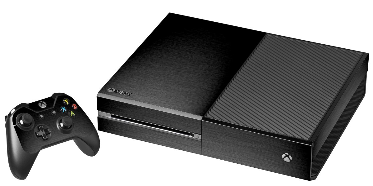 MTS TEXTURED BLACK XBOX ONE GAME CONSOLE SKIN