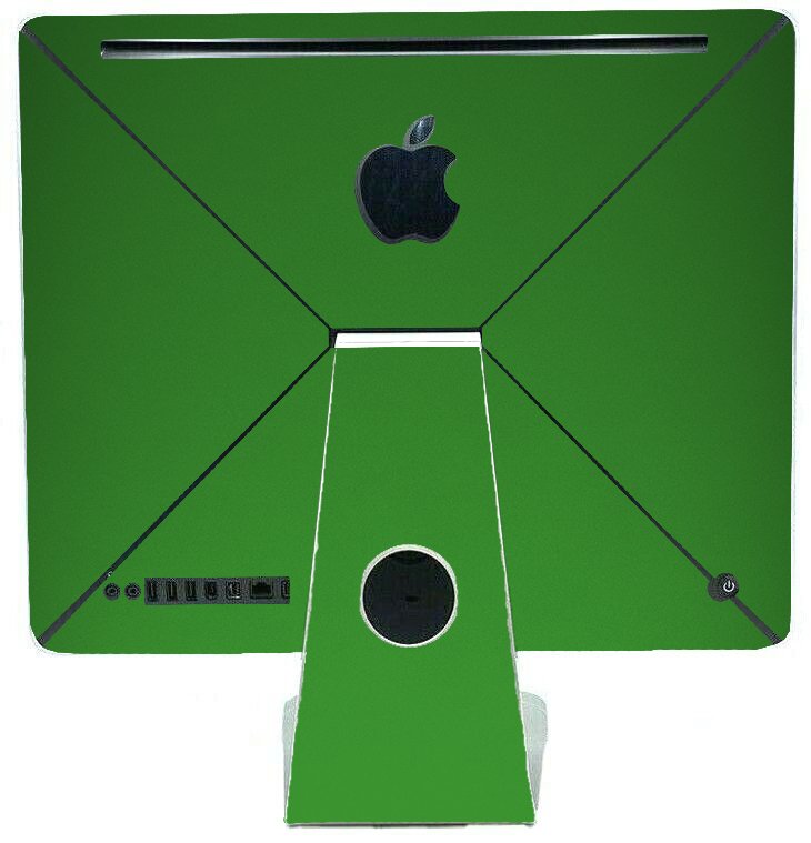 Apple iMac A1311 CHROME GREEN Laptop Skin